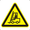 Знак W07 Внимание. Автопогрузчик (пленка 200х200 мм)